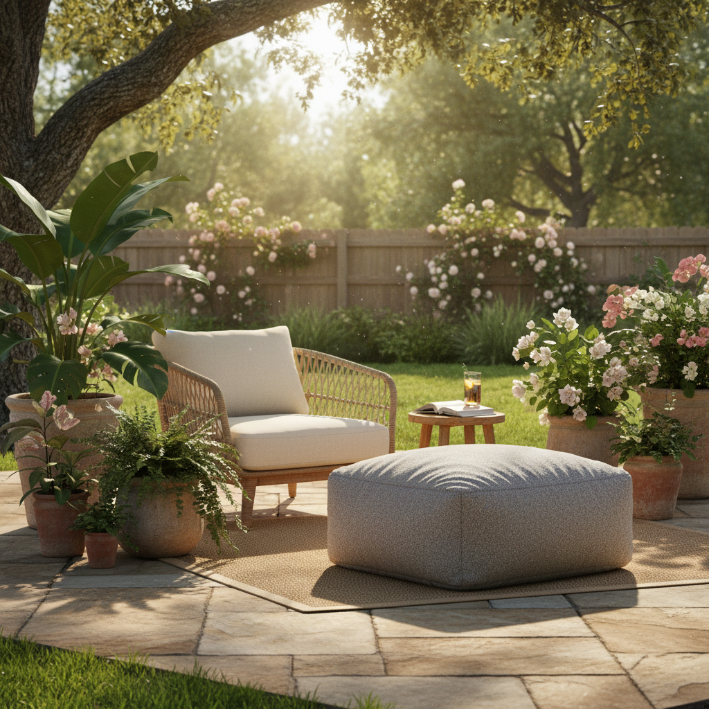 Outdoor Bean Bag Ottoman Patio Seating Ideas for Small Spaces: What Actually Works in a Real Backyard