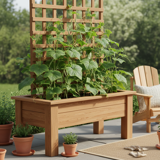 Garden Trellis Raised Planter Box on a Budget: How to Get a Thriving Vertical Garden Without Spending a Fortune