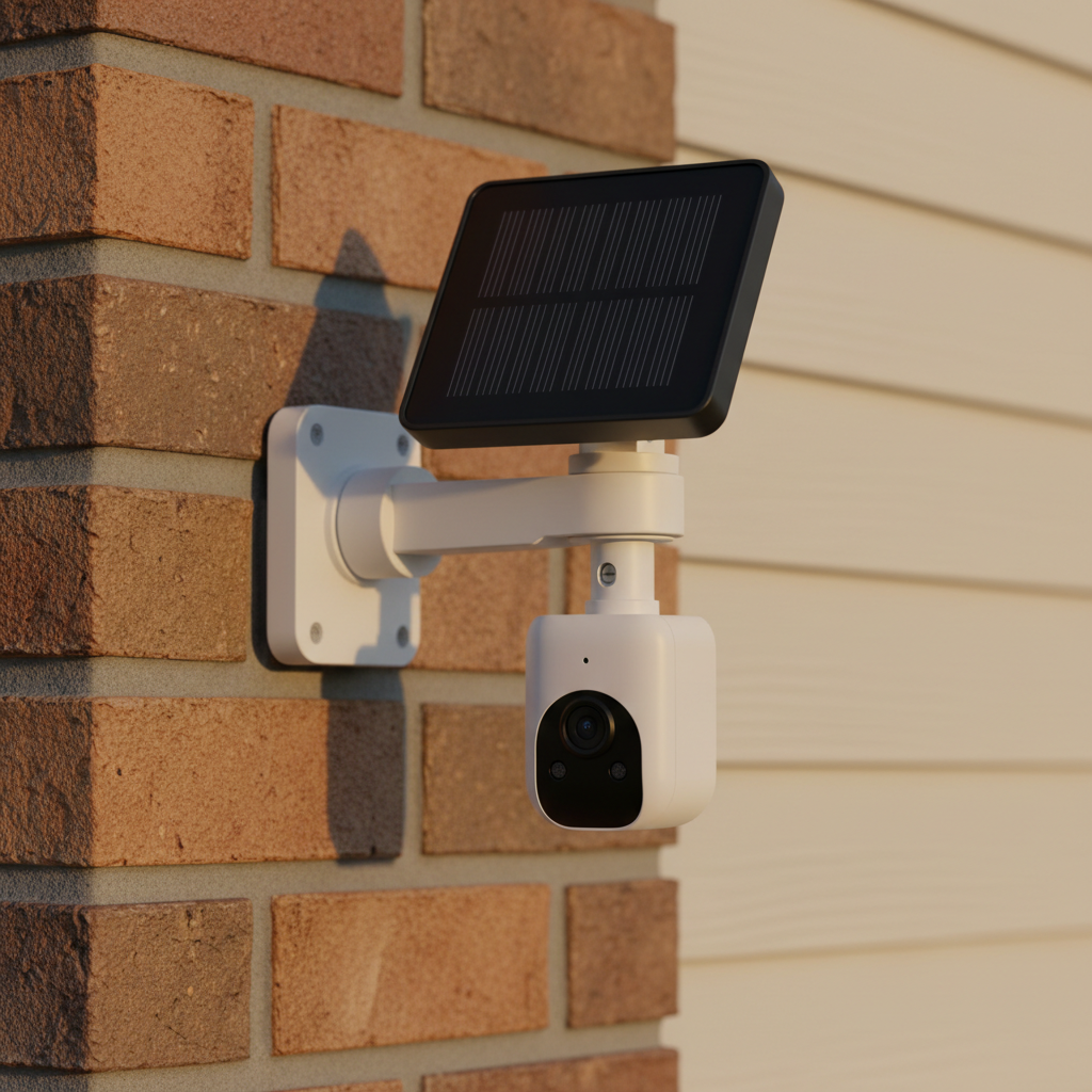 Mounting Solar Panel Cameras on Outdoor Walls: A Room-by-Room Guide to Adjustable Bracket Placement