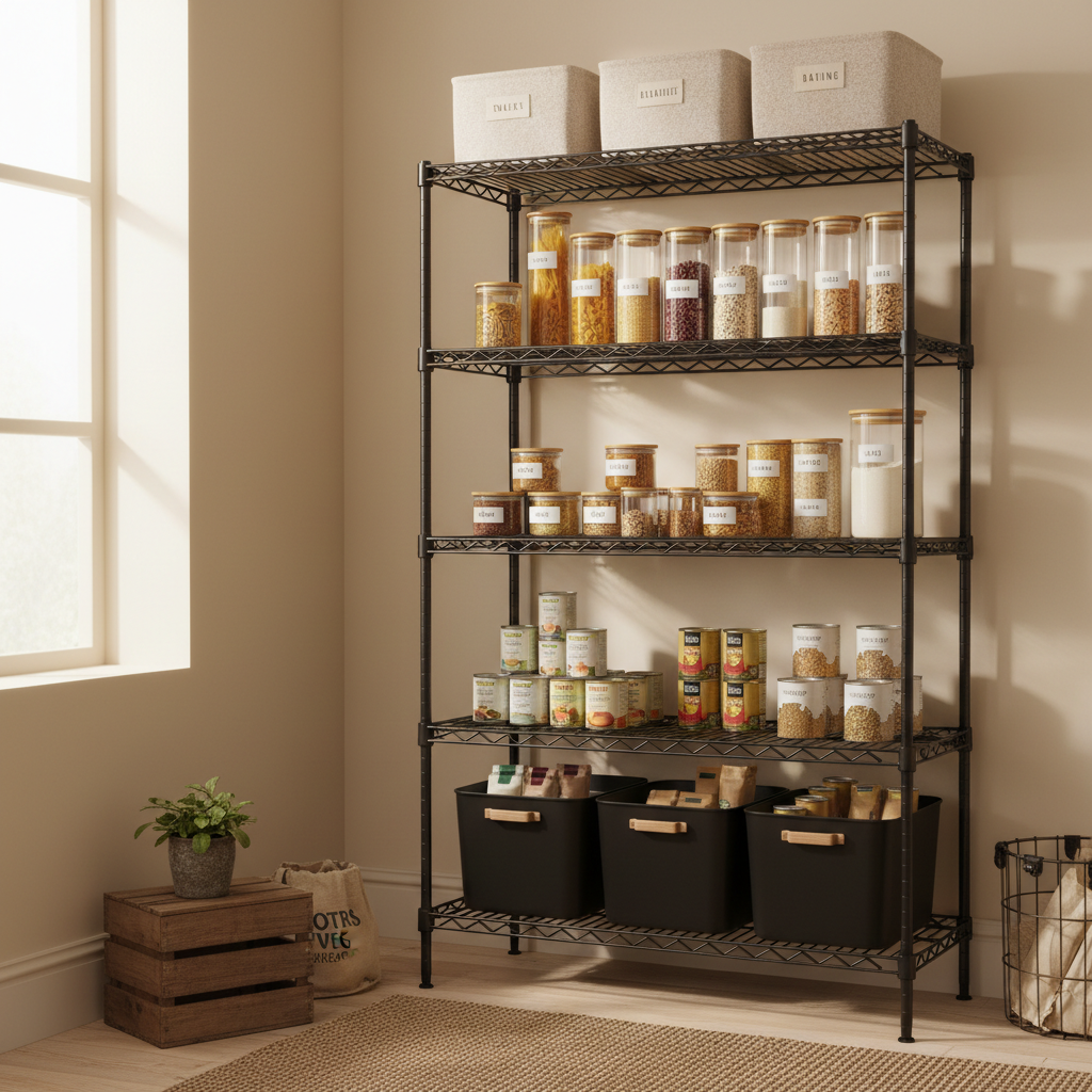 The Real Difference Between Wire and Solid-Shelf Metal Storage Shelving Units for Your Home Pantry Organizer — And Which One Fits Your Kitchen Setup