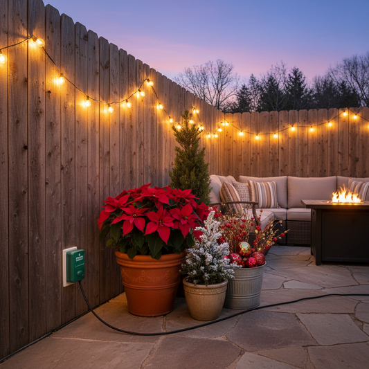 Why Your Mechanical Timer Outdoor Lights Patio Holiday Decor Fails at Dusk — and How to Fix It Without Replacing Everything