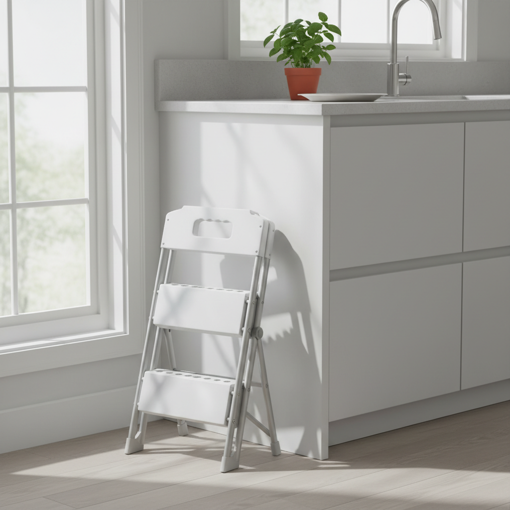 Why a Folding Step Stool Fails in the Kitchen, Bathroom, and Garden — and How to Fix It Without Buying Three Different Stools