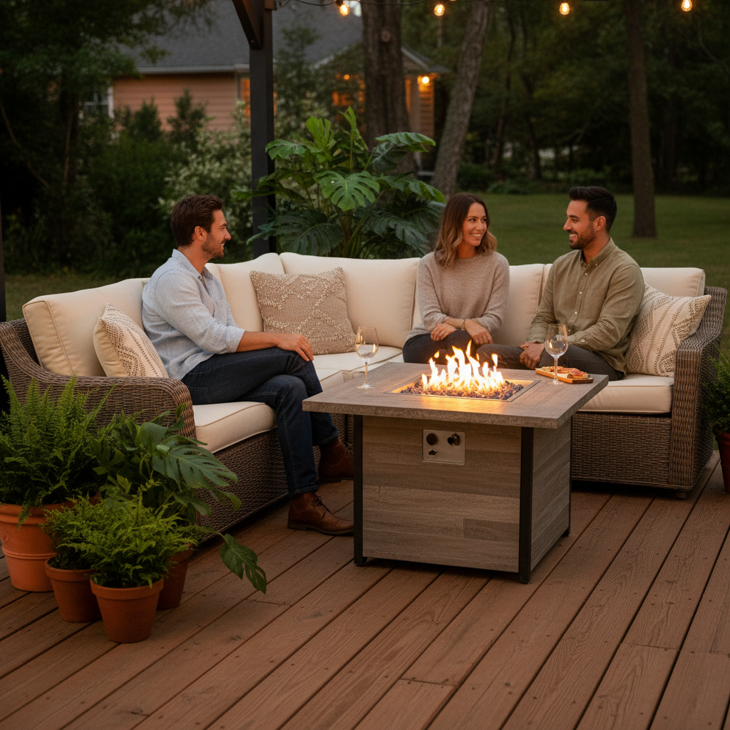 From Bare Backyard to Cozy Retreat: A Step-by-Step Outdoor Wicker Fire Pit Conversation Set Guide for New Patio Owners