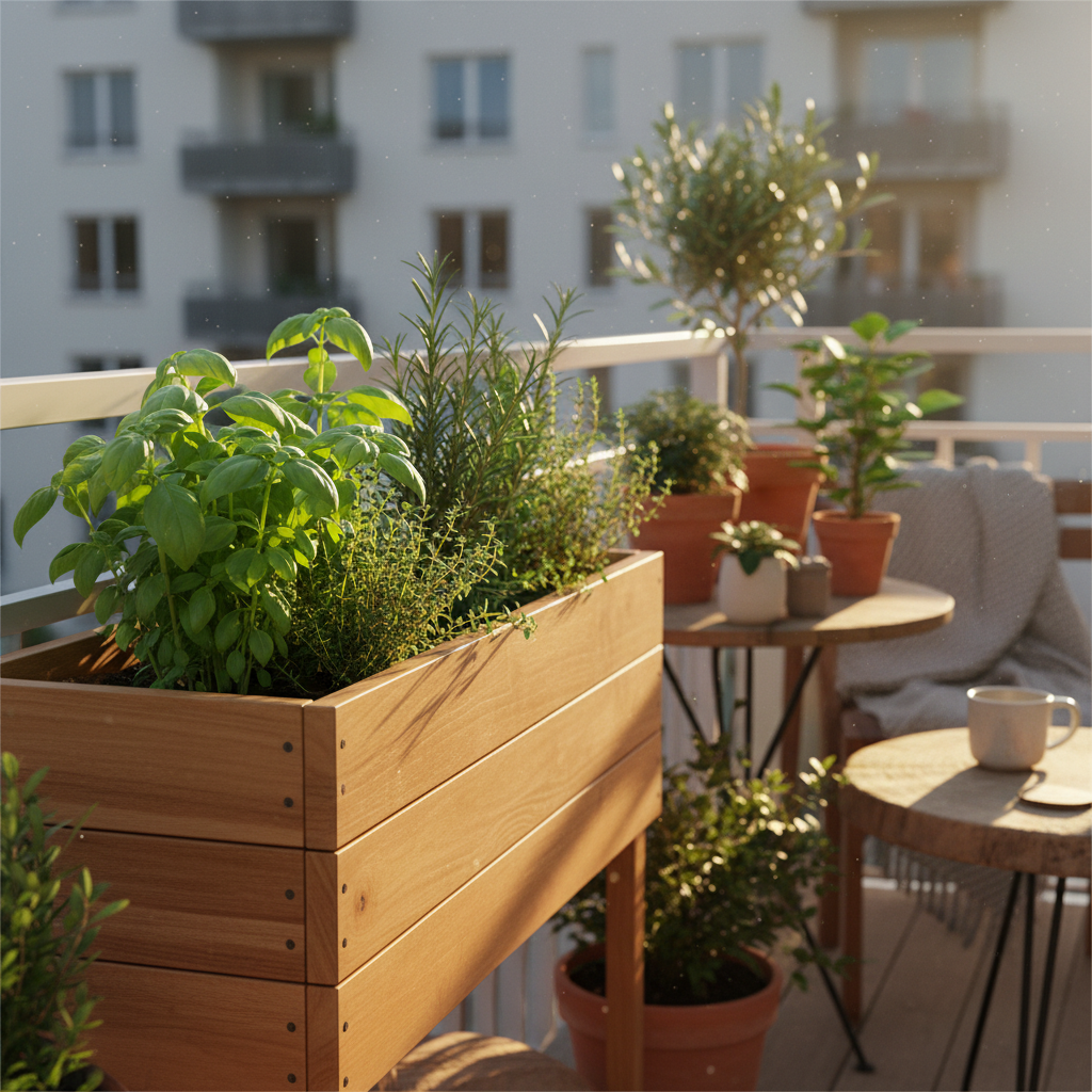 Small Space, Big Impact: How to Use a Firwood Raised Planter Box for Herbs on Your Balcony Garden