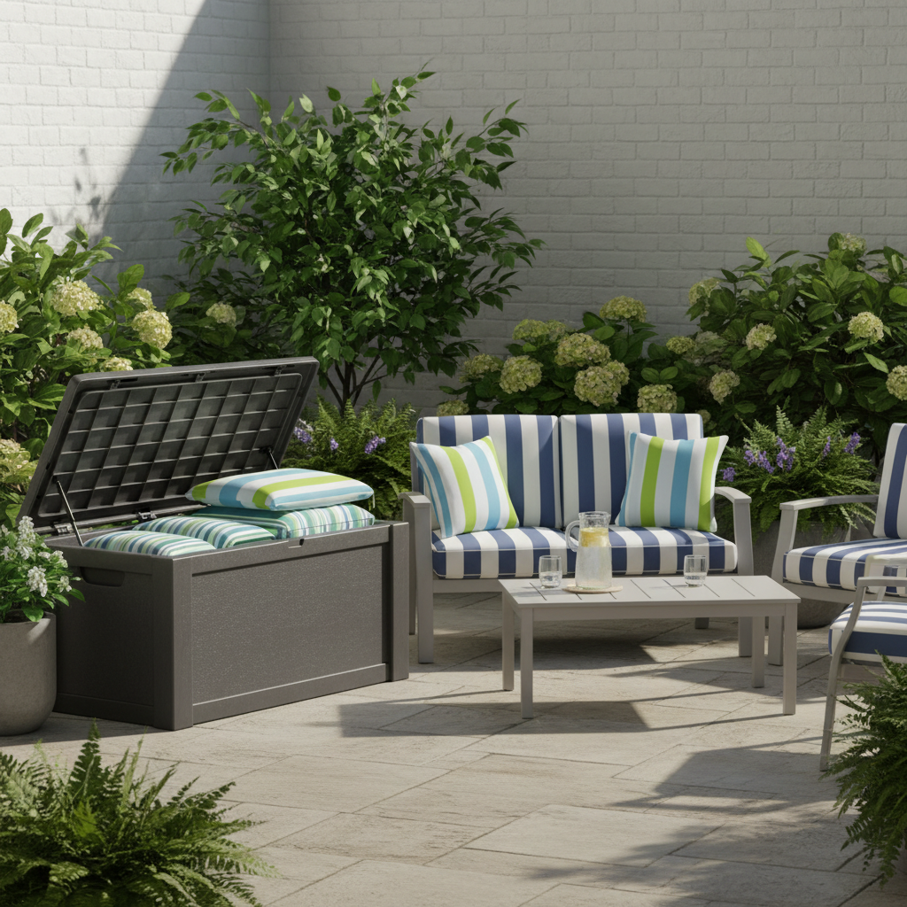 Listed as 'Weatherproof' on Paper, Soggy Cushions in Reality: Reading Lockable Outdoor Deck Box Storage Specs