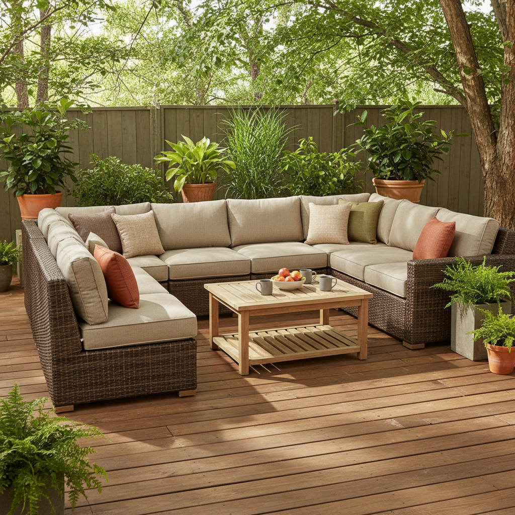 How Much Comfort You Trade for Style in a Wicker Patio Sectional Set for Backyard Entertaining