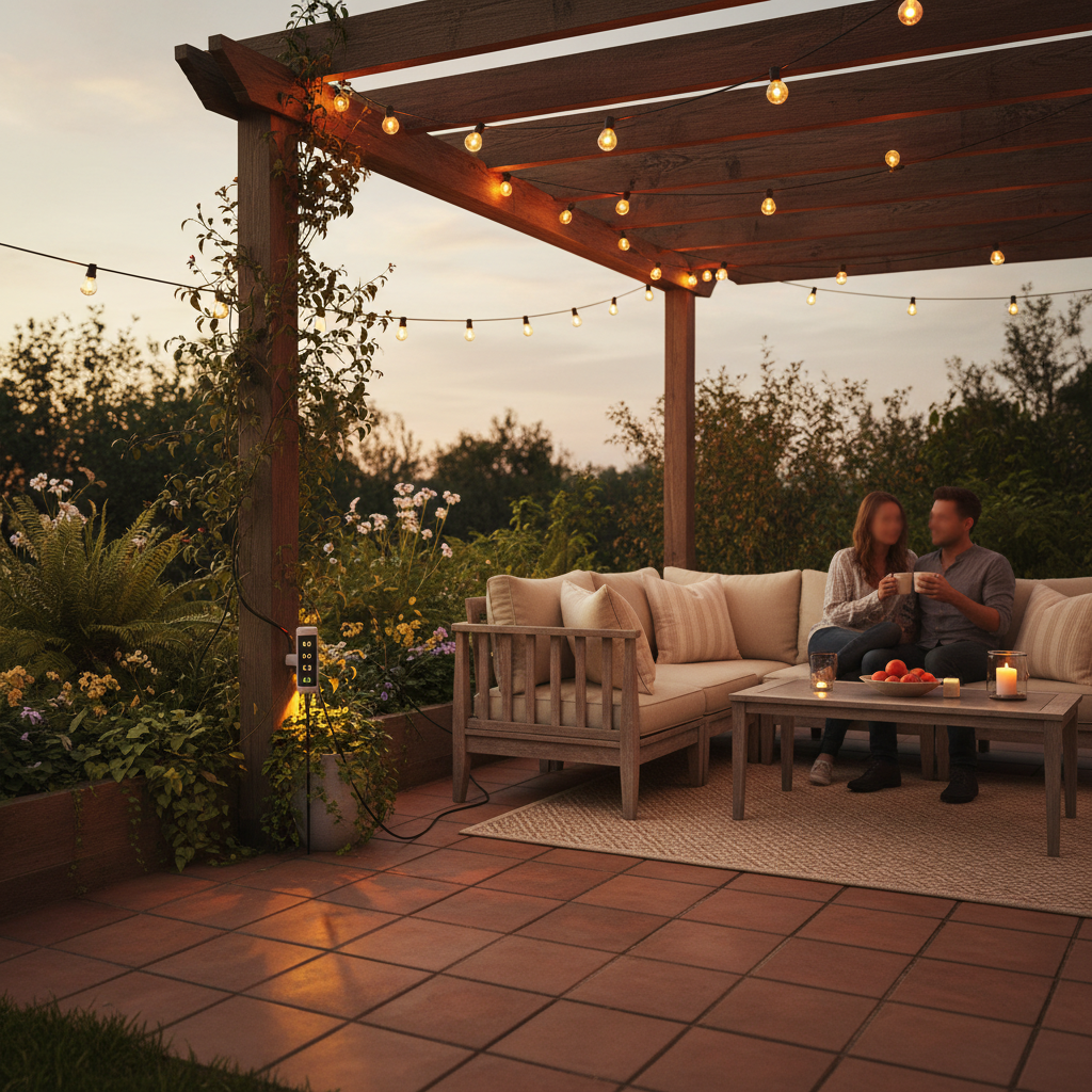 What a Basic Indoor Timer Cannot Do: Running Holiday and Garden Lights Year-Round, Where Waterproof Mechanical Timer Outdoor Power Strips Take Over