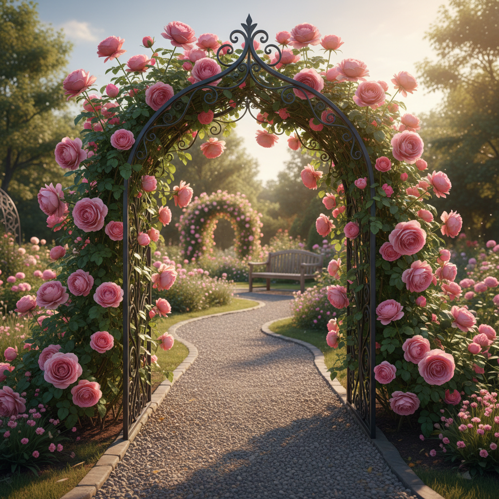 Bare Walls In, Living Canopy Out: What Newer Garden Arch Trellis Designs Traded Away