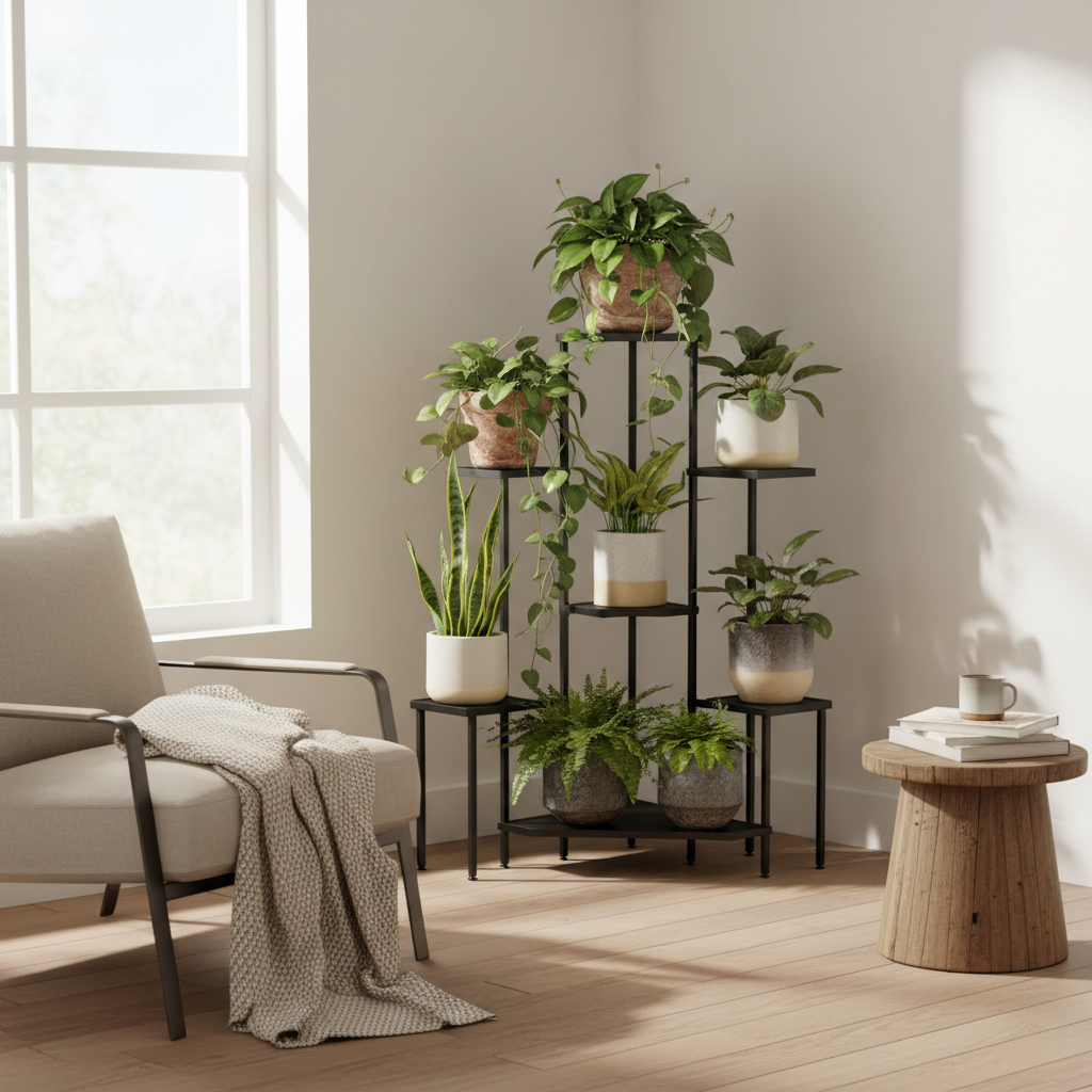 Corner Plant Stand Indoor Display Ideas: A Room-by-Room Guide to Transforming Dead Space
