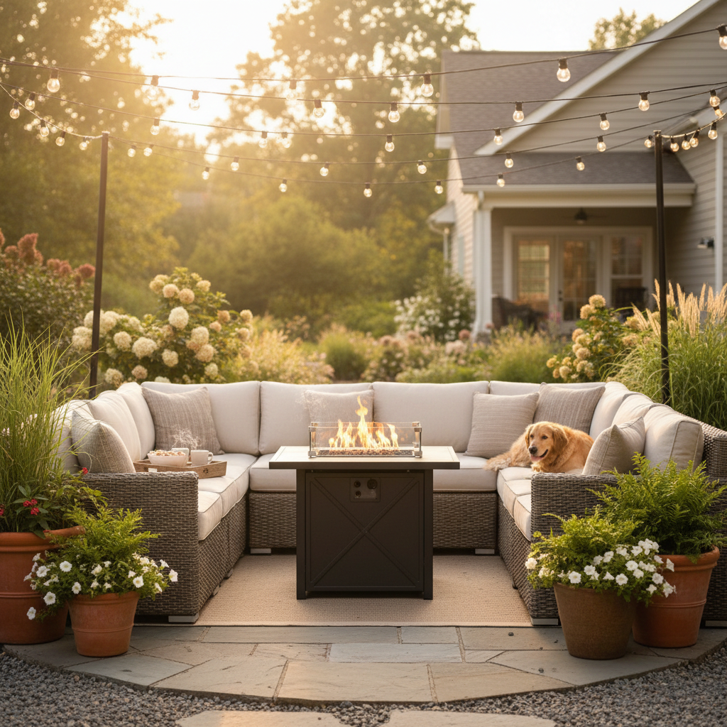 Outdoor Fire Pit Patio Furniture Sets, Decoded: How to Choose the Right Setup for Small Decks, Large Backyards, and Year-Round Gatherings
