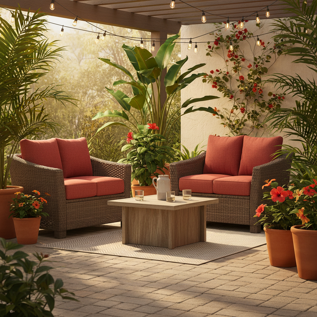 What a Plain Patio Chair Cannot Do: Tight Outdoor Spaces, Where Wicker Outdoor Storage Ottomans Take Over
