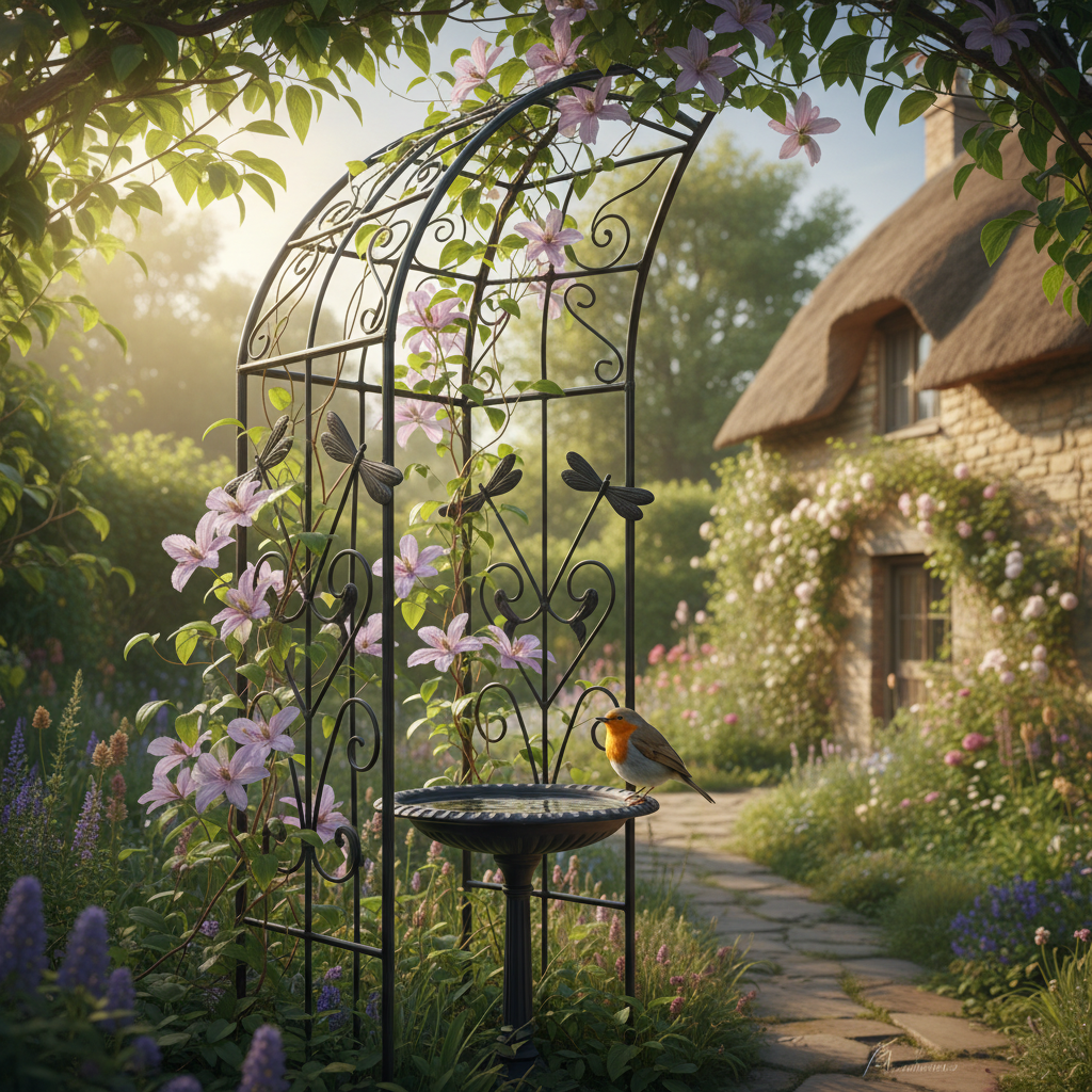 Bird Bath Trellis Garden Wildlife Decor, Decoded: How to Choose the Right Focal Point for Small Yards, Balconies, and Cottage Gardens