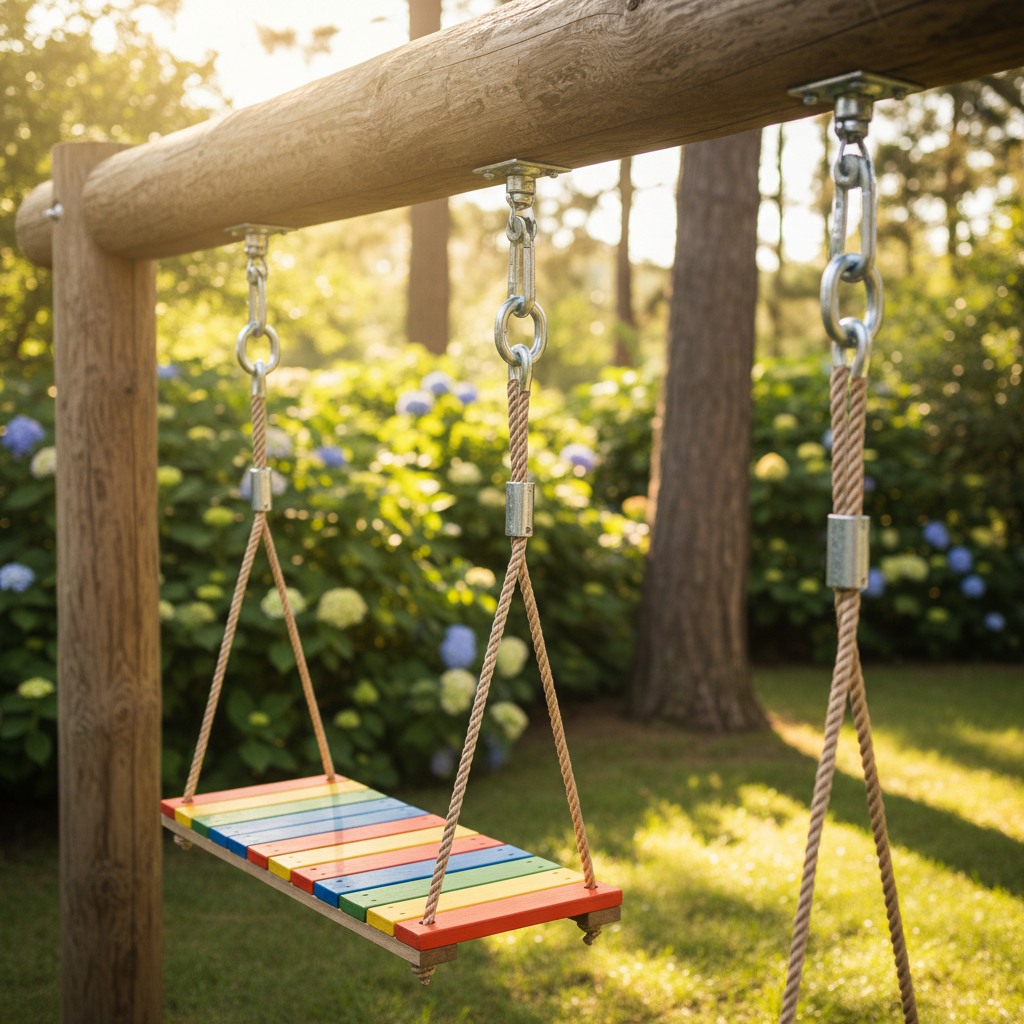 Swing Wobbling Loose or Cracking Wood? Telling Two Heavy Duty Playground Swing Hangers Outdoor Problems Apart by Their Warning Signs