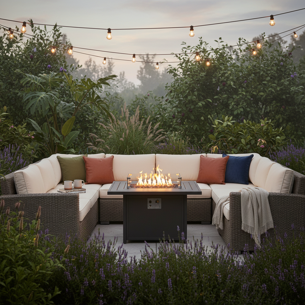 Your Guests Are Uncomfortable and You Don't Know Why: The Fire Pit Wicker Sectional Patio Furniture Mistake Most Homeowners Make