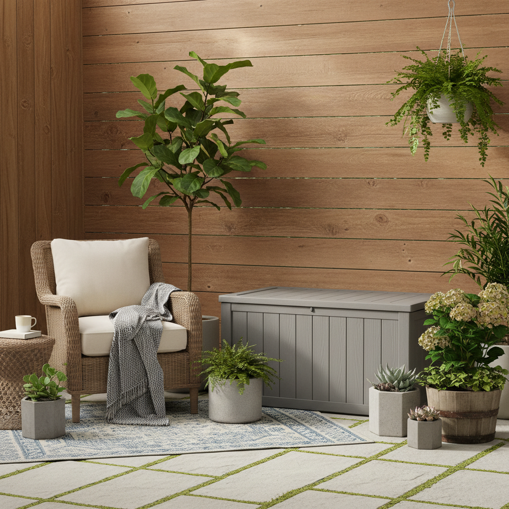 Your Patio Cushions Are Getting Ruined Every Winter — The Case for an Outdoor Deck Box Lockable Patio Storage Done Right