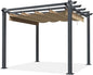 SCOCANOPY Beige Ripstop Replacement Cover Fit for Home Depot Hampton Bay Pergola # GFM00467F,GFM00469A