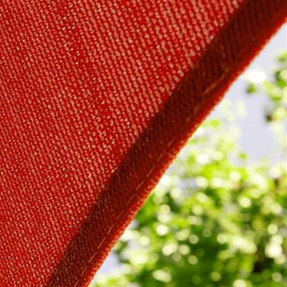 Amgo Custom Size 13' x 24' x 27.3' Red Right Triangle Sun Shade Sail Order to Make Canopy Awning UPF50+ AGSLT, 95% UV Blockage, Water & Air Permeable, 200GSM Commercial Standard (We Customize)