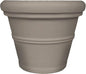 Tusco Products Rolled Rim Garden Planter, 20-Inch, Safari