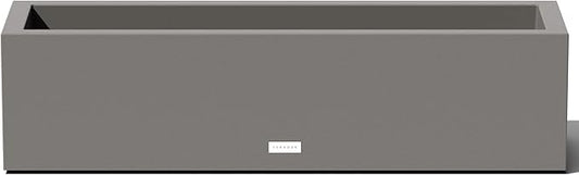 Veradek Block Series Window Box Planter - Rectangular Flower Pot for Indoor or Outdoor Window Sill/Balcony | All-Weather Use with Drainage Holes | Modern Décor for Succulents, Herbs, Small Plants