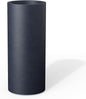 Kante 18.9 Inch Tall Cylindrical Planter, Large Round Plant Pots with Drainage Hole, Made with Concrete, Suitable for Indoor Outdoor Plants, Home Decor, Charcoal