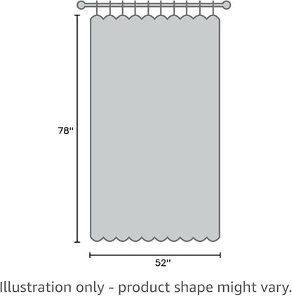 NICETOWN White Room Darkening Curtain 78 inch Length for Doorway - Grommet Privacy Door Curtain Sound Reducing Thermal Window Treatment for Living Room/Bedroom (1 Panel, W52 x L78)