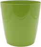 The HC Companies Aria Round Self-Watering Pot - Lightweight Plastic Planter for Herbs & More - Durable Plant Pots for Indoor Plants & Outdoor Plants (6" Glossy Avocado, Pack of 1)