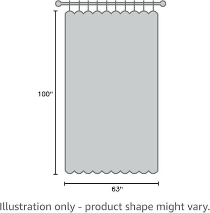 NICETOWN Room Darkening Greyish White Curtain for Bedroom, Grommet Thermal Insulated Room Divider Light Blocking Window Treatment Privacy Drapes, 1 Panel, W100 x L63