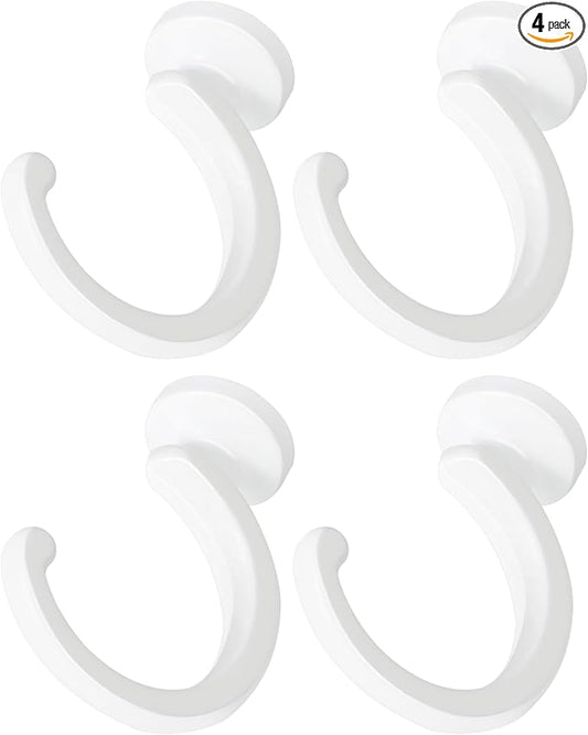 4pcs Ceiling Hooks for Hanging Plants,Hanging Lights Metal Small Hooks,Indoor Outdoor Wall Heavy Duty Plant Hanger Swag Hook