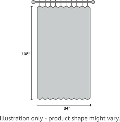 NICETOWN Privacy Outdoor Curtain for Patio, Waterproof Thermal Insulated Light Blocking Top and Bottom Rustproof Grommets, Wind Resistant Drape for Porch, 1 Pack, W84 x L108 inches, Greyish White