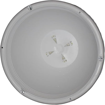 8 inchWhite Plastic Hanging Basket with Saucer by Koba (10)