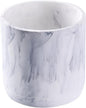 Ekirlin 6 Inch Resin Plant Pot Indoor - Natural Marble Texture Garden Planter with Drainage Hole, Removable Rubber Stopper and Non-Slip Soft Pad, Modern Succulents Containers for Home, Outdoor