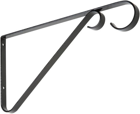 National Hardware N274-563 V2653 Plant Bracket in Black,9 Inch
