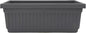 The HC Companies Venetian Window Planter Box w/Drain Plug - Long Planter Box for Windowsills, Balconies & More - Plastic Large Rectangular Planters for Herbs & Flowers (30" Warm Gray, Pack of 1)