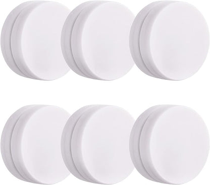 Magnetic Shower Curtain Weights, Rubber Covered Heavy Duty Weights, Prevent Curtain Liner from Blowing Around, Work for Drapery, Tablecloth, Flag, Outdoor Curtain 6 Pairs(Pack of 12)