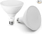 PAR38 LED Outdoor Flood Light Bulbs, 100W Equivalent, 1050LM, Dimmable, 3000K Warm White, 13W, Waterproof LED Floodlight for Porch Yard Garage, E26 Base, 15,000 Hrs, 2 Pack