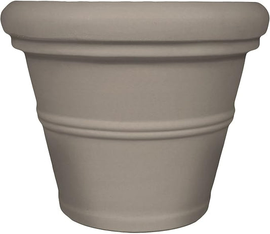 Tusco Products Rolled Rim Planter, 30-inch, Safari