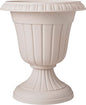 Arcadia Garden Products PL20TP Classic Traditional Plastic Urn Planter Indoor/Outdoor, 10" x 12", Taupe
