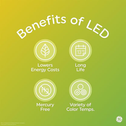 GE LED+ Motion LED Light Bulbs, PAR38 Outdoor Security Floodlights, 15W, Warm White (3 Pack)