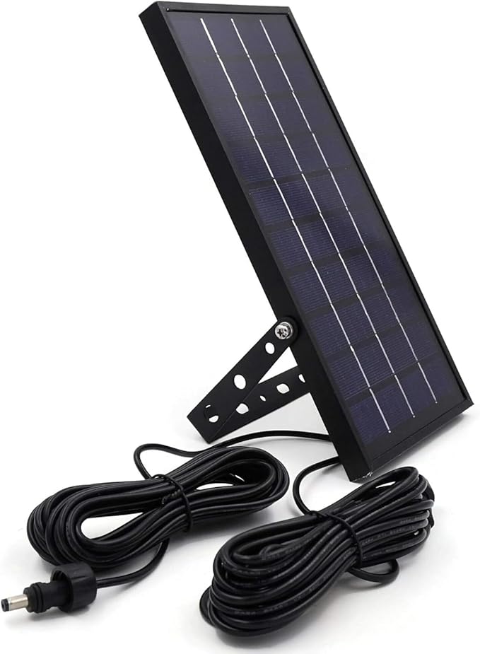4-Spotlight Mini 50X Solar-Powered LED Spotlight (Warm White LED), Black Finish, Outdoor Garden Yard Landscape Downlight