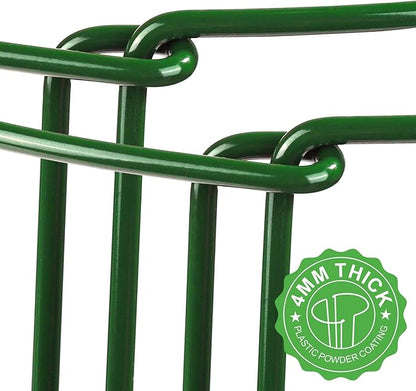 LEOBRO Plant Support, 8PCS Peony Cages and Supports, Plant Stakes for Indoor Plants, Outdoor Plants, Plant Holders, Tomato Monstera Hydrangea Support Cage, 10" W x 15.8" H