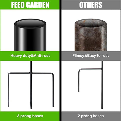FEED GARDEN Adjustable 32 Inch Small Shepherds Hooks for Outdoor, Garden Hooks for Lanterns, Sheperds Hook for Hanging Plants, Bird Feeders, Solar Lights, Mason Jars, Weddings Decor,2 Pack