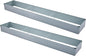 2 Pack 12x2x1FT Galvanized Raised Garden Beds Kit Outdoor Metal Gardening Planter Box for Vegetable Elevated Flower Herbs,Gray