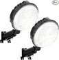 LED Barn Light 2 Packs, 150W 20000LM Yard Area Lights Dusk to Dawn Outdoor Lighting with Upgraded Photocell 6500K Adjustable Angle Daylight IP66 Waterproof Street Lights for Farmhouse/Garage
