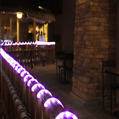 150ft LED Rope Lights Outdoor, 1080 LED Connectable and Flexible Tube Lights with 8 Modes, Waterproof LED Rope Lighting for Garden, Patio, Bedroom, Party, Pool, Indoor Outdoor Decoration (Purple)