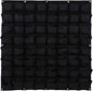 Ogrmar 64 Pockets Vertical Wall Garden Planter Plant Grow Bag for Flower Vegetable for Indoor/Outdoor (64 Pockets, Black)