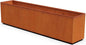 Plantercraft Extra Large Planters Outdoor 96 Inch - Large Rectangular Planters for Outdoor Plants, Corten Steel Planter Box for Garden & Patio Dividers, Metal Planter Rectangle, Fully Assembled
