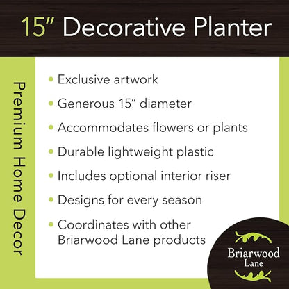 Briarwood Lane Checkered Butterflies Large Planter