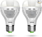 SANSI Dusk to Dawn LED Outdoor Light Bulb A19, 100 Watt Equivalent Energy Efficient 13W 5000K Daylight 1300LM Outdoor Light Bulbs, E26 Standard Base Light Bulbs for Porch Patio Yard Garden, 2-Pack