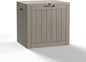 32 Gallon Outdoor Storage Box - Deck Box Container for Patio, Pool, and Garden-Waterproof and UV Resistant Resin,Lockable (Grey)