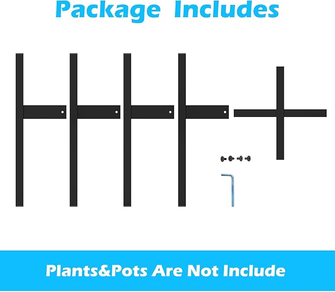 Heavy Plant Stand for 10"-16" Plant Pot Indoor Outdoor Corner, Adjustable Metal Heavy Duty for Large Pot (Black 1 Pack)